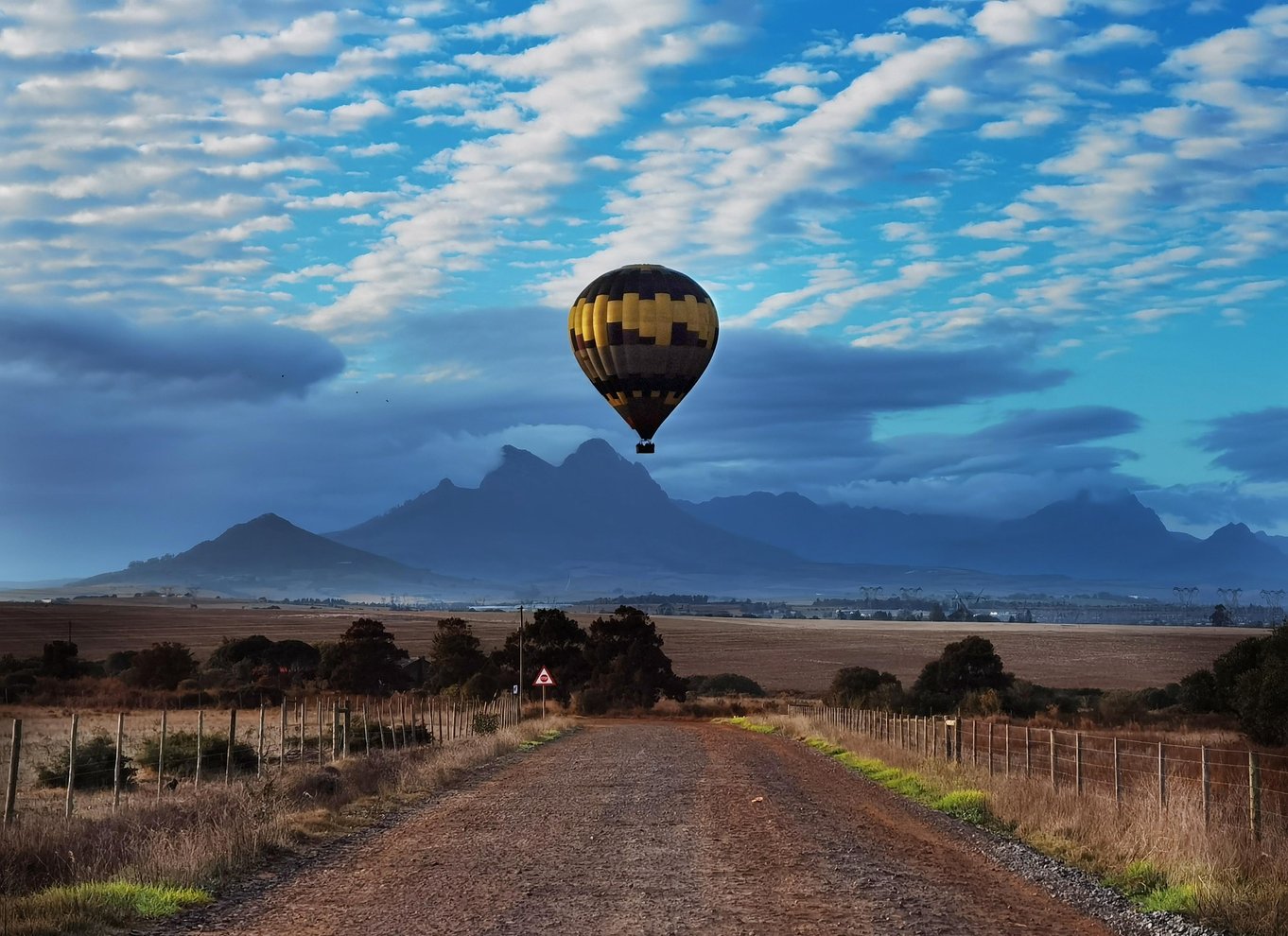 Varmluftsballon og Cape Wine-områder Privat guidet tur