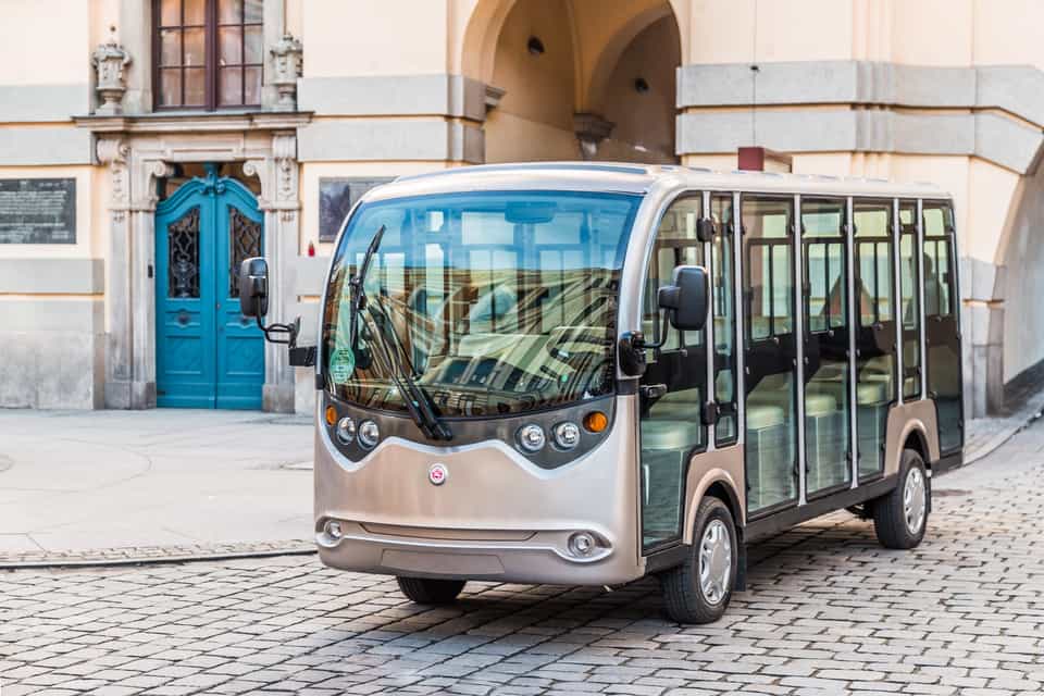 Rundfahrt im Elektroauto