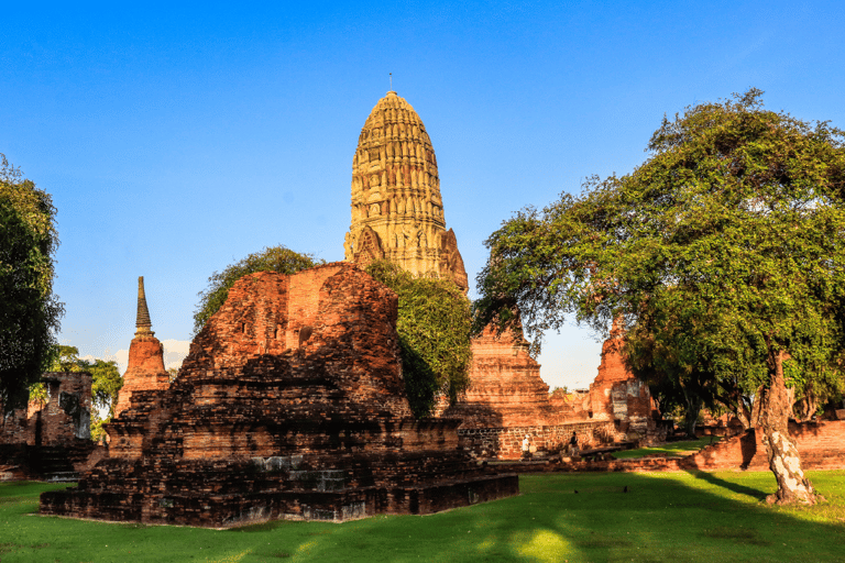 Ayutthaya: Excursão de um dia aos templos e cafés que são patrimônio da UNESCOParticipe da excursão de meio dia