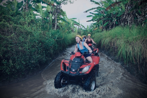 Ubud: Gorilla Face ATV & Batur Natural Hotspring met lunchTandemrit met Bali Transfers