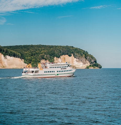 Rügen: boottocht naar de krijtrotsen en de Königsstuhl