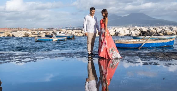 Neapel: Privates Fotoshooting Plebiscito und Vesuvio Blick