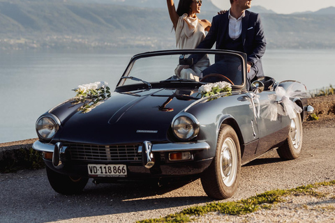 Lausanne: Rent a vintage car with a picnic included