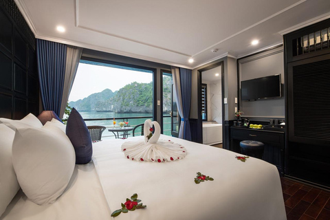 From Hanoi: Visit Halong Bay In 3 Days With A 5-Star Cruise Private Tour With Private Car Transfer & Luxury Cruise