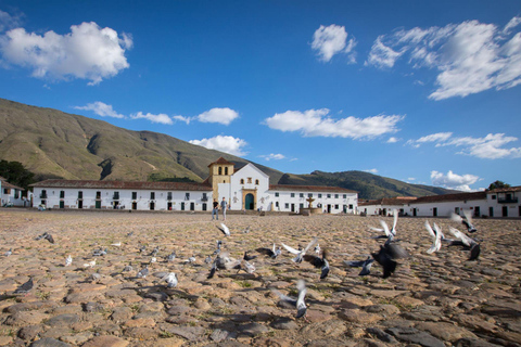 Vanuit Bogota: Tour naar villa de Leyva, Ráquira, Casa Terracota en Pozos Azules