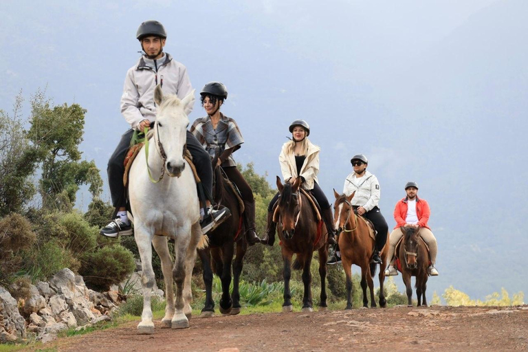 Fethiye: Horseback Safari w/ Pine Forest Ride & Kayakoy View Pro Riders Horse Safari w/ Free Ride & Transfer