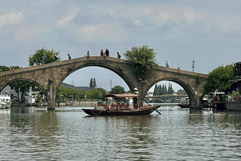 Excursão de meio dia às Maravilhas da Cidade da Água de Zhujiajiao em pequenos grupos