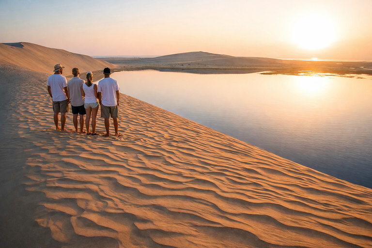 Doha: Moonlight Desert Safari with 4x4 & Camel Experience