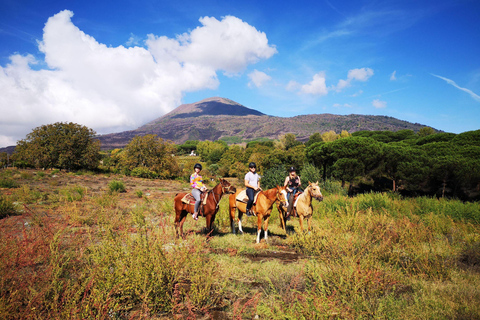 Pompei: Tour delle rovine e passeggiata a cavallo sul Vesuvio