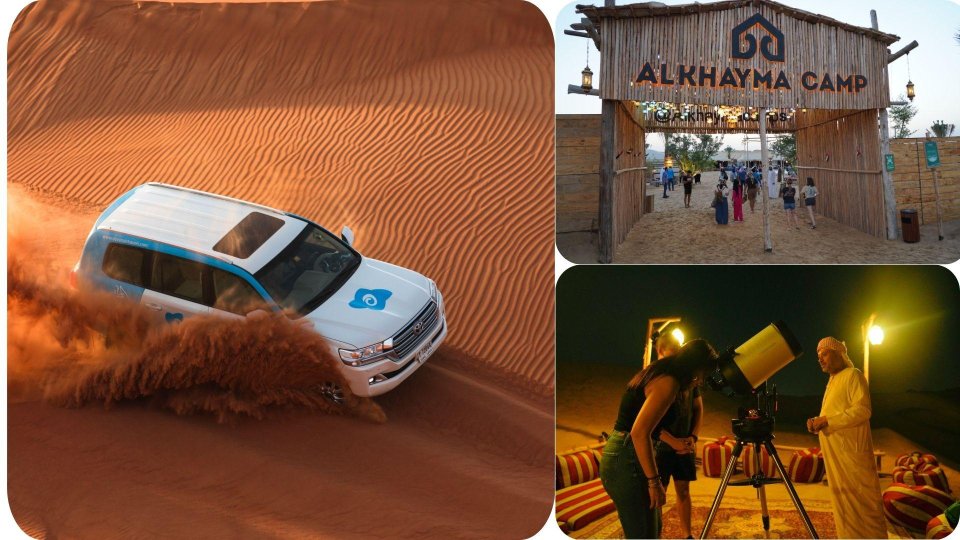 Dubai: Premium Safari, Camel Ride &amp; Al Khayma Camp 3-Buffets