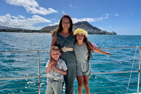 Waikiki: Authentic Hawaiian Cultural Sail (Morning Calm) Authentic Hawaiian Cultural Sail 11am Morning (Private)