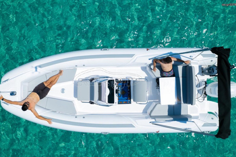 Corfu: Coastline and Blue Caves Speedboat Tour and Lunch Speedboat 3 (ARTEMIS)