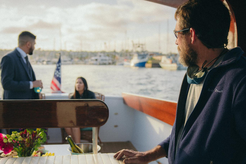 San Diego Sunset Cruise on a Classic Wooden Yacht