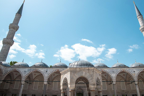 Santa Sofia e Moschea Blu + Cisterna Basilica (opzionale)Tour di Santa Sofia e della Moschea Blu con biglietti d'ingresso inclusi