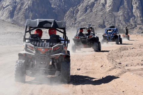 HRG: Desert Buggy Safari W Bedouin camp Visit & Optional BBQ BBQ & Sunset: Double Buggy for 2 people with BBQ Dinner