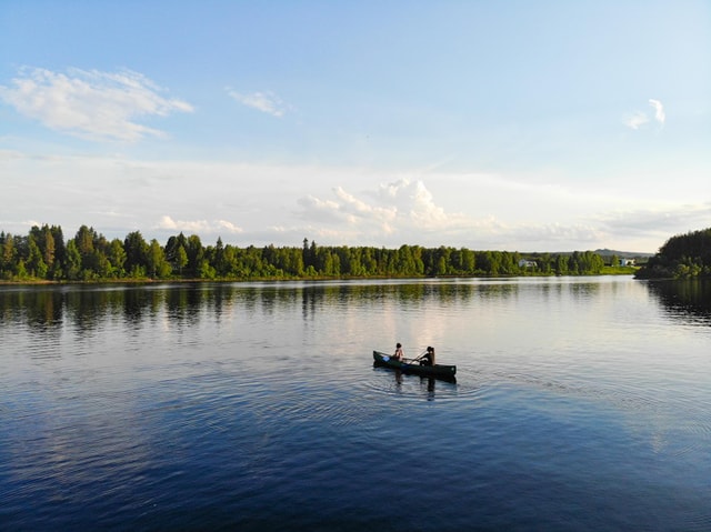 From Rovaniemi: Guided Canoe Adventure in Lapland