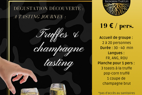 Proeverij rond de combinatie van truffels en champagne in Reims