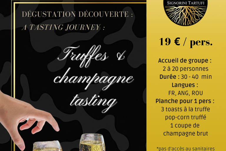 Proeverij rond de combinatie van truffels en champagne in Reims