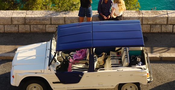 Tour im Oldtimer Méhari zwischen Nizza, Eze und Monaco an der Côte d'Azur