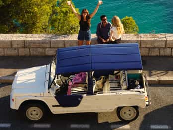 Passeio em Méhari vintage entre Nice, Eze e Mónaco na Côte d'Azur