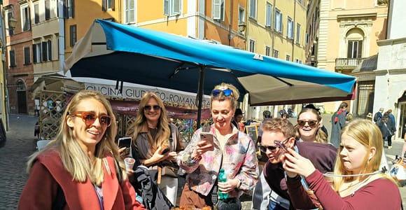 Rome: Jewish Quarter and Campo de&#39; Fiori Street Food Tour