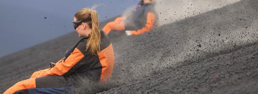 Visite privée de l'embarquement sur le volcan