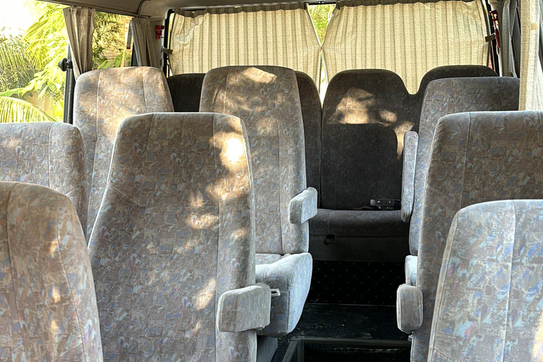 Bus Transfer service from airport to anywhere in Zanzibar