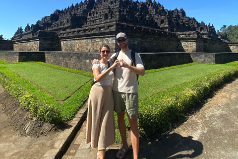Yogyakarta Airport: Borobudur Climb & Prambanan Guided Tour