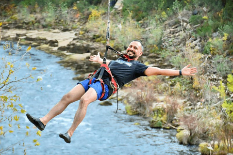 From Alanya: Köprülü Canyon Rafting, Jeep Safari, & Zipline Rafting Adventure (Meeting Point)