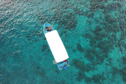 Private Gili Snorkeling Tour: Turtles, Reefs + GoPro & Drone 3 Hour Sunset Trip + GoPro & Drone & Drinks