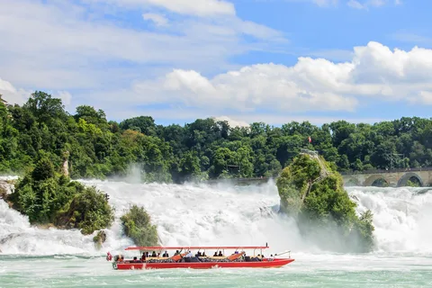 Excursion d'une journée avec chauffeur privé : Zurich>Chutes du Rhin et Stein am Rhein