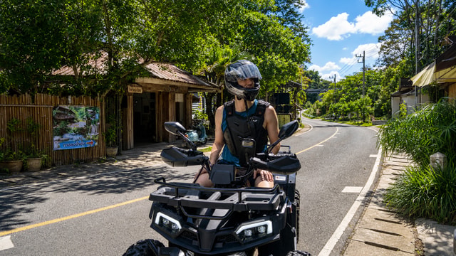 Chiang Mai: S-Track Guided ATV Tour to Waterfalls & Temples