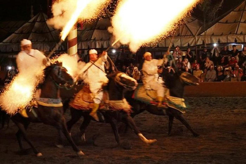 Spettacolo notturno berbero di Agadir Fantazia con cena