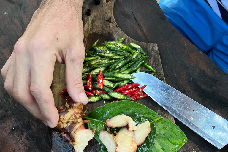 Aula de culinária indonésia em Yogyakarta