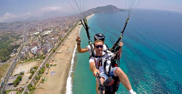 Kemer, Antalya, Side: Alanya Tandem Paragliding Experience