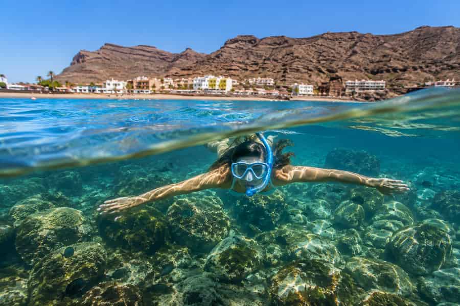 Gran Canaria: Schnorcheln vom Ufer aus mit kostenloser Abholung. Foto: GetYourGuide Gran Canaria: Schnorcheln vom Ufer aus mit kostenloser Abholung. Foto: GetYourGuide