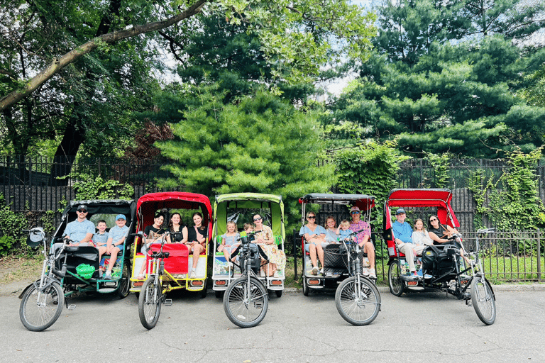 NYC : Visite privée de Central Park en Pedicab / PRISE EN CHARGE DEPUIS LE MUSÉEVISITE PRIVÉE DE 1 HEURE