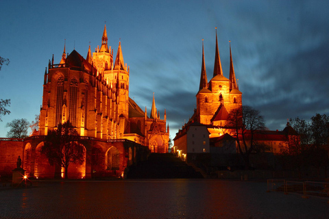 Erfurt: in giro con il guardiano notturno Schwalbe. Tour nel centro storico della città