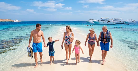 From Sharm: White Island and Ras Mohamed Snorkeling Trip