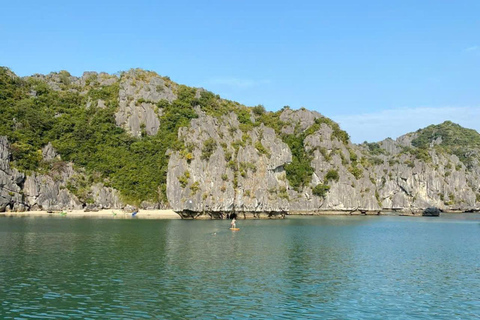 Hanoi/Hafen : 2-tägige Ha Long &amp; Lan Ha Bucht auf LuxuskreuzfahrtenLimousinenbus von Hanoi nach Ha Long