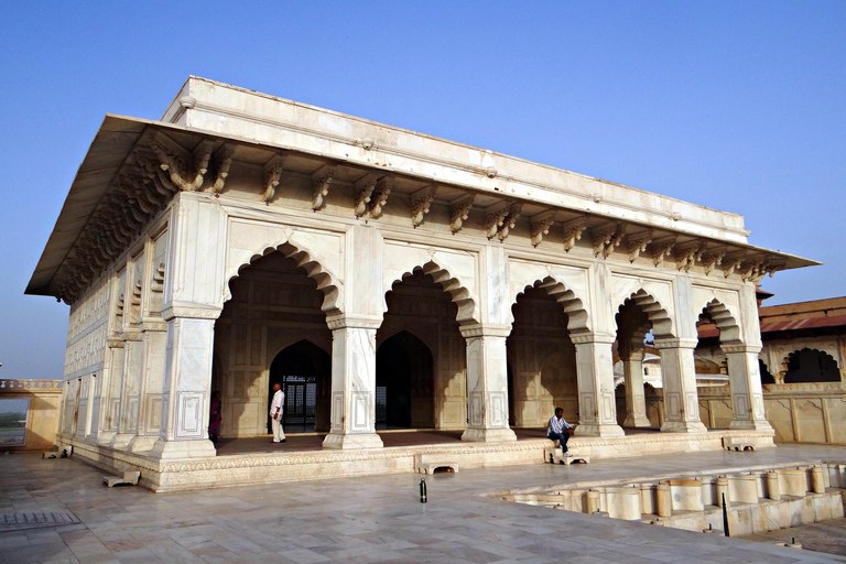 De Delhi : TajMahal et Fort d&#039;Agra avec marché aux fruits d&#039;Agra