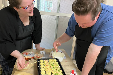 Osaka : Cooking Class Okonomiyaki & Takoyaki course in Nanba