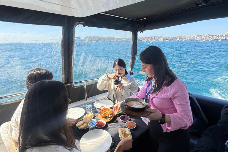 Istanbul: Morning Bosphorus Yacht Cruise w/Turkish Breakfast