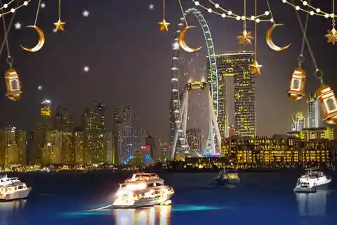 Dubai: Iftar Yacht Cruise com um delicioso bufê toda sexta-feira