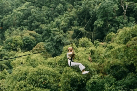 Vang Vieng: Zipline&Cave Tubing&Trekking&Blue Lagoon