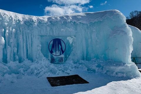 From Sapporo: Lake Shikotsu Ice Festival & Illumination Tour