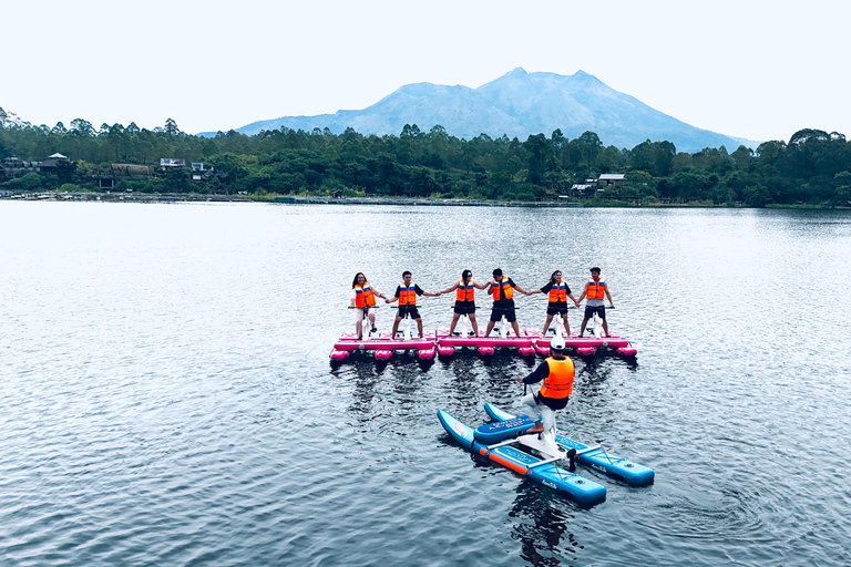 Bali/Mount Batur: Guided Lake Batur Water Bike Experience Guided Water Bike Experience with Meeting Point