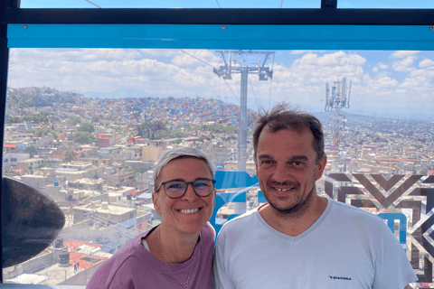 Iztapalapa : tour en téléphérique et art urbain depuis les hauteurs