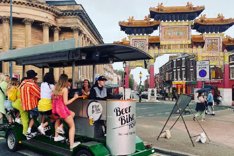 Liverpool: Beer Bike Tour with Drinks and Music Liverpool Beer Bike Tour with Drinks