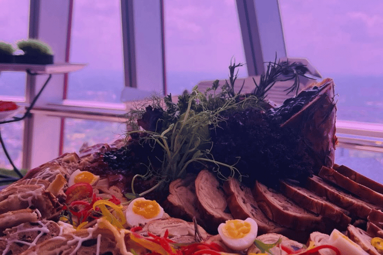 Colombo: Lotus Tower 360° Revolving Buffet & Tuk-Tuk Safari Meet at Lotus Tower Entrance: Restaurant Lunch/Dinner Buffet